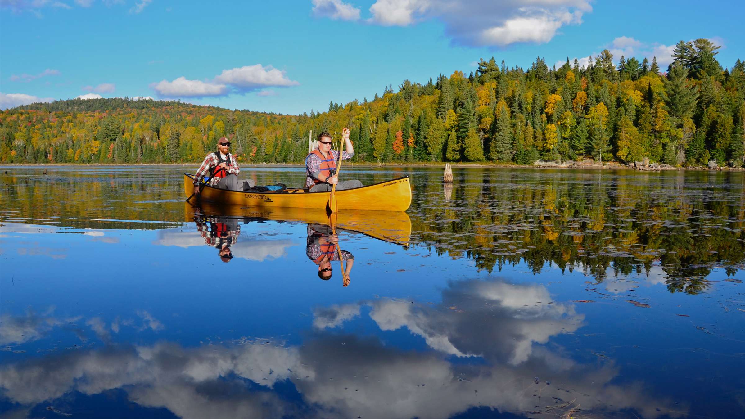 Blog image - canoeing in Algonquin